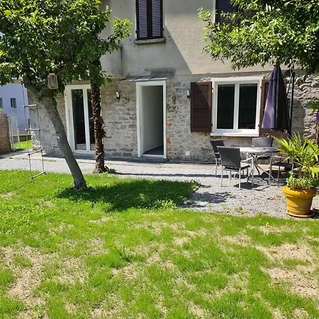 Gartenwohnung Im Zentrum Von Vira/gamborogno Lejlighed *